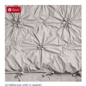 Pier 1 King Duvet “Savannah” w/ 2 shams